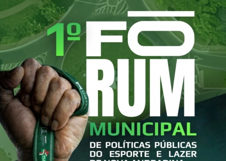 1º Fórum Municipal abre espaço para debate e planejamento das políticas de esporte e lazer