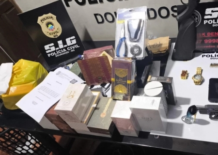 Polícia Civil prende três suspeitos de integrar quadrilha especializada em roubo de veículos e muambas em Dourados