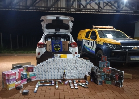 PMR apreende mercadorias estrangeiras avaliadas em mais de R$ 58 mil na MS-162