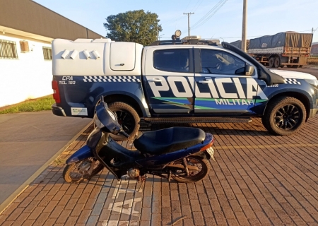 Em Bataguassu, homem é detido com motoneta adulterada