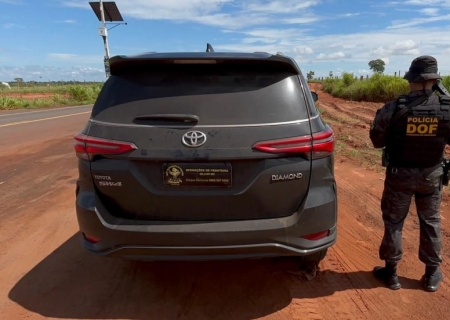 DOF recupera em Campo Grande veículo roubado em Minas Gerais no último sábado