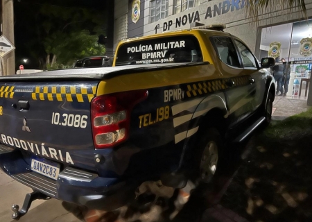 Motorista é preso por embriaguez após atropelar mulher na MS-473 em Nova Andradina