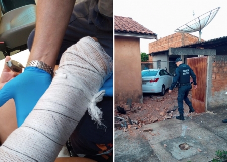 Discussão entre vizinhas termina em acidente e mulher ferida em Nova Andradina