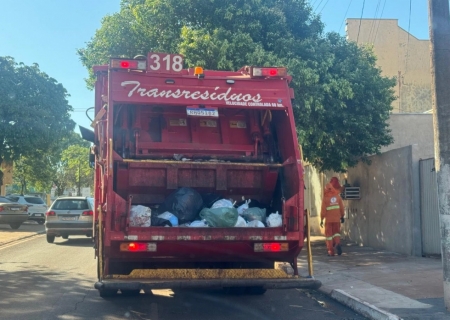 Coleta de lixo será suspensa na Sexta-feira Santa em Nova Andradina