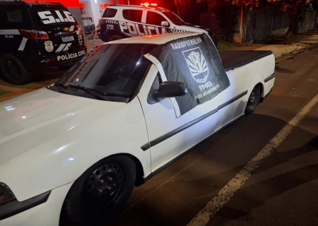 PM apreende carro com som alto após denúncias no centro de Nova Andradina