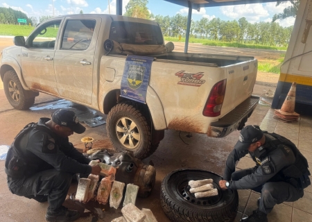 PMR apreende cocaína avaliada em R$ 3,1 milhões em Ponta Porã