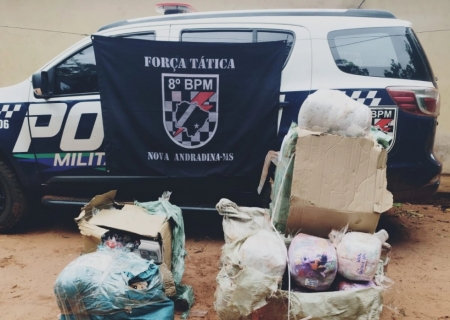 Força Tática localiza veículo abandonado com mercadorias irregulares na zona rural de Nova Andradina
