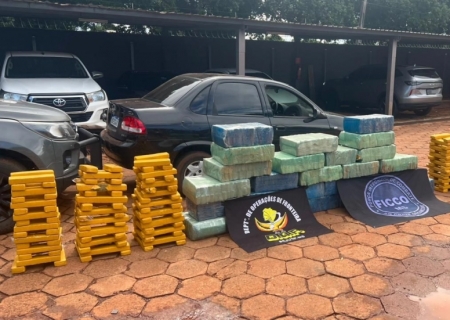 Força integrada apreende 745 kg de drogas e prende suspeito em Sidrolândia