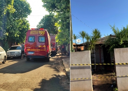 Incêndio em residência mobiliza Bombeiros, caminhão-pipa e Polícia Militar em Batayporã