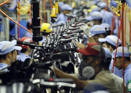 Produção de motos cresce 1,7% e tem melhor 1º bimestre em 15 anos