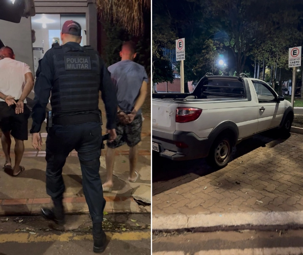 Força Tática prende dois suspeitos por tráfico de drogas em Nova Andradina