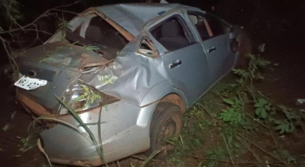 Idoso morre após capotamento na MS-276 entre Deodápolis e Dourados