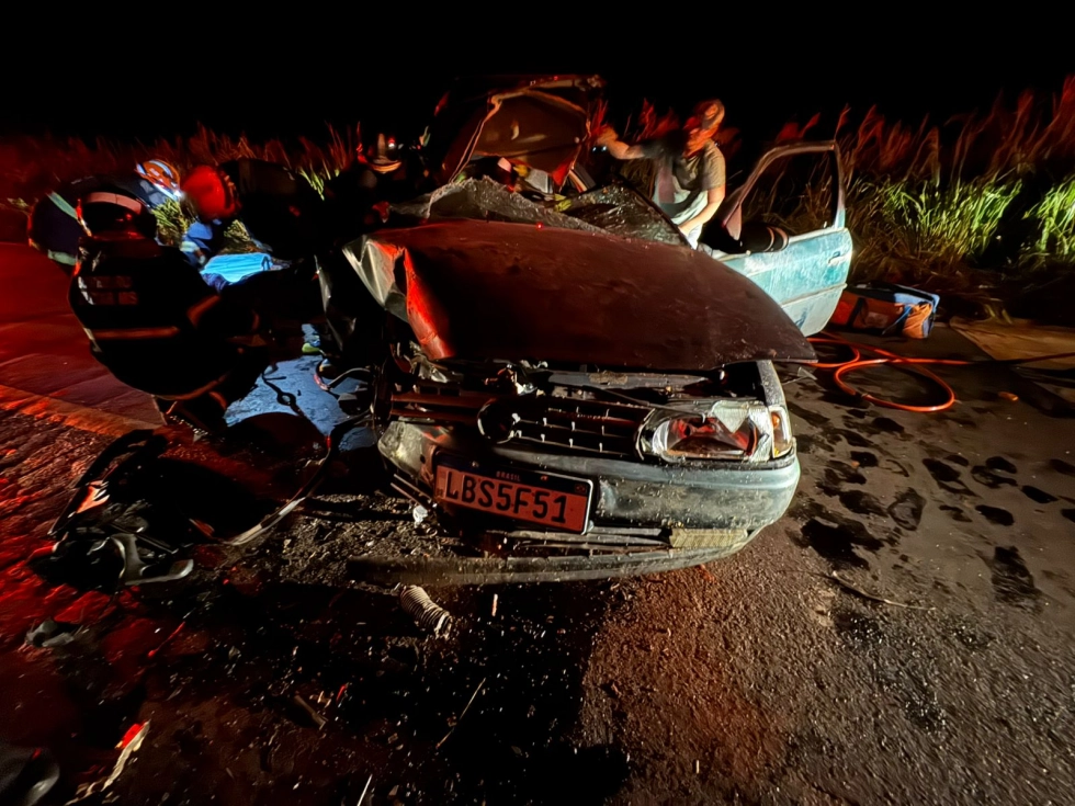 Grave acidente na MS-276 deixa passageiro ferido entre Batayporã e Anaurilândia