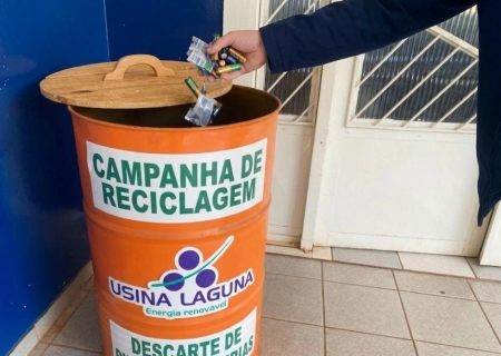 Destinação correta: Batayporã destaca pontos de coleta de pilhas, baterias e latas de alumínio