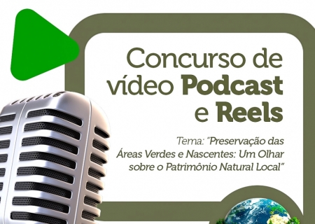 Concurso de vídeo Podcast e Reels engaja jovens na pauta ambiental