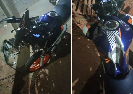 Motociclista fica em estado grave após acidente em cruzamento de Ivinhema