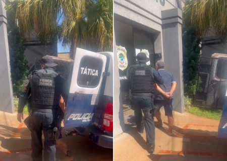 Força Tática cumpre mandado de prisão em Nova Andradina