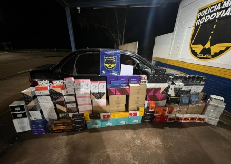 Apreensões de contrabando nas rodovias estaduais durante feriado geram prejuízo de R$ 360 mil ao crime
