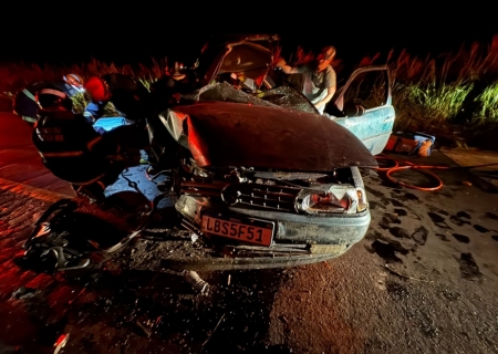 Grave acidente na MS-276 deixa passageiro ferido entre Batayporã e Anaurilândia