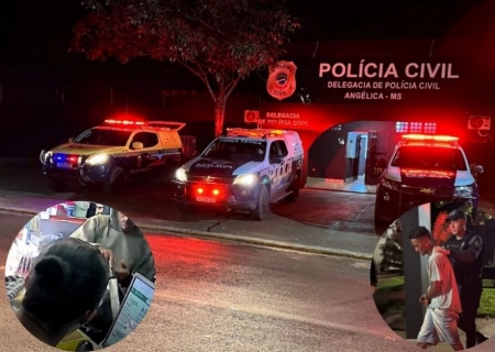 Polícia prende suspeito de roubo a comércio horas após crime em Angélica