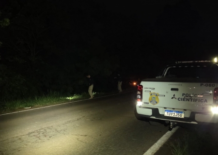 Carro que saiu de Nova Andradina se envolve em acidente fatal na BR-376, em Ivinhema