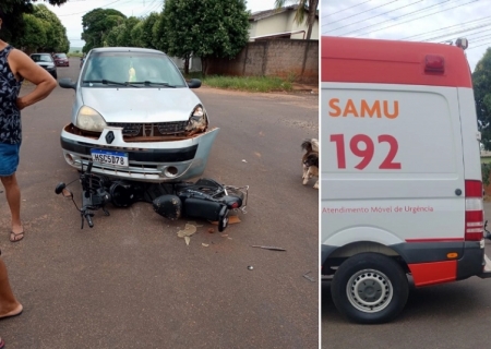 Novo acidente com scooter elétrica deixa dois jovens feridos em Nova Andradina