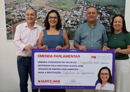 Deputada Gleice Jane destina R$ 50 mil para projeto de turismo ambiental em Taquarussu