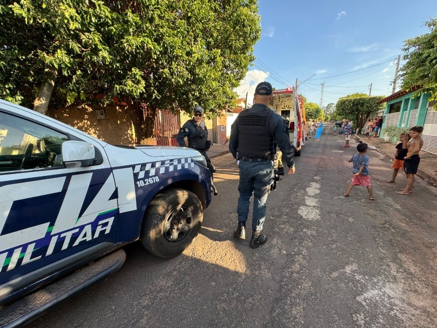 Motociclista fica ferida após porta de carro ser aberta em Nova Andradina