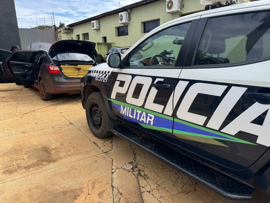 Carro “recheado” com maconha é apreendido em Batayporã