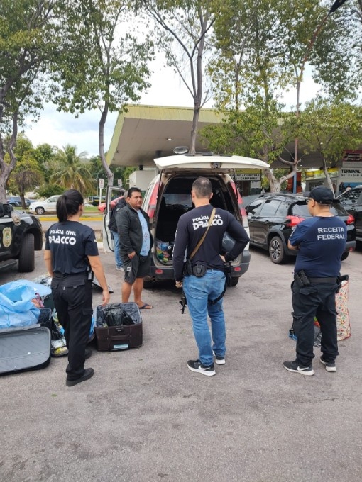 'Operação Escudo Aéreo' apreende cocaína e mercadorias irregulares na fronteira