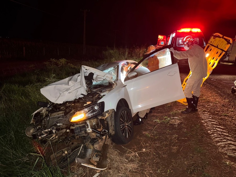 Motorista é preso por embriaguez e homicídio doloso após acidente com duas mortes em Nova Andradina