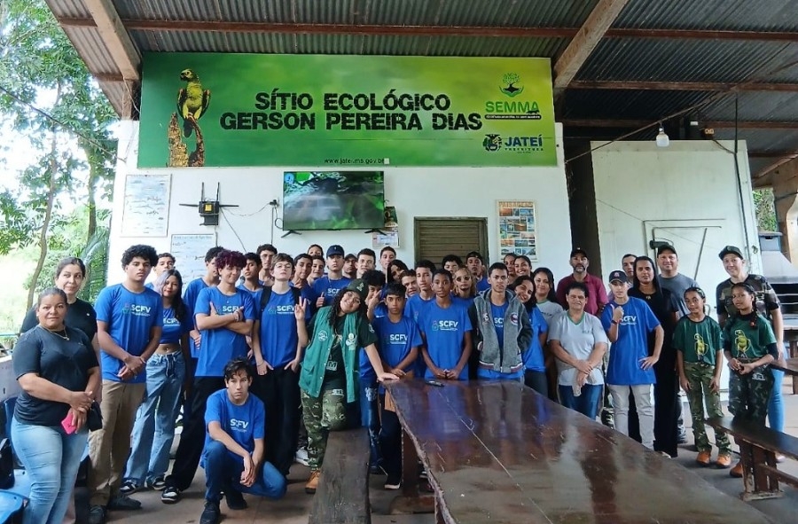 Adolescentes de Batayporã vivenciam aprendizado ambiental em visita a sítio ecológico de Jateí