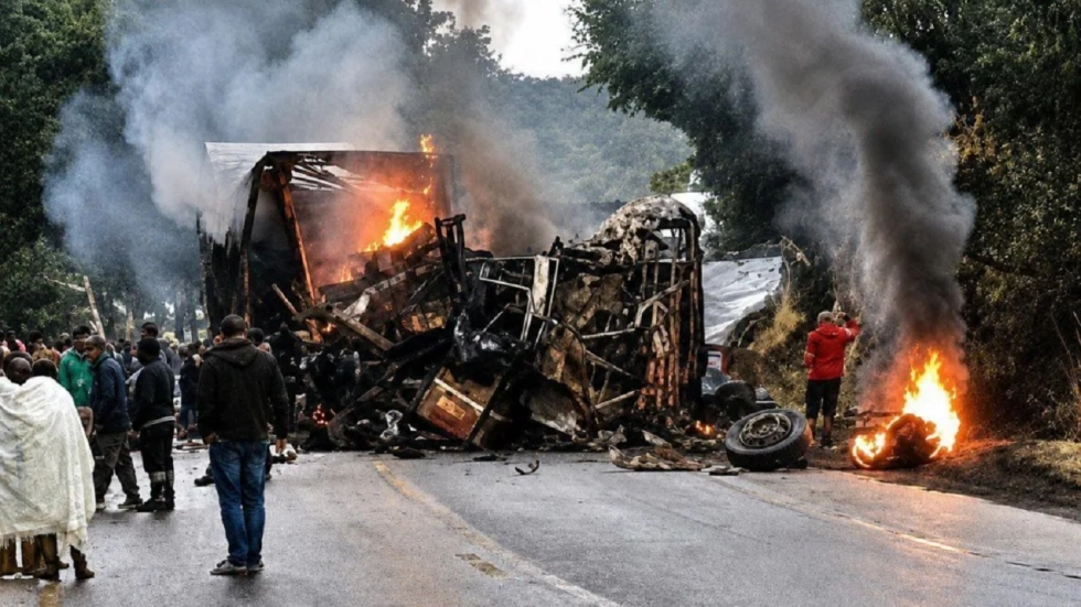 Acidente entre ônibus e carreta deixa ao menos oito mortos em rodovia de MG