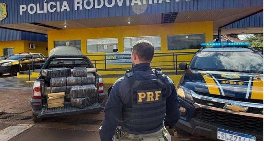 PRF apreende mais de 500 kg de maconha em Dourados