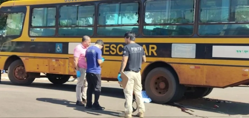 Motociclista morre em acidente com ônibus escolar em Bataguassu