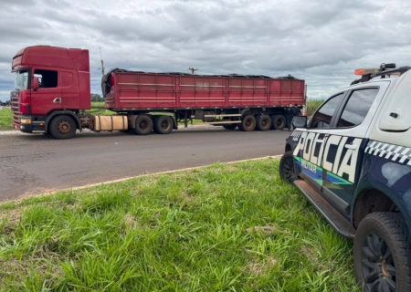 Carreta carregada com maconha é interceptada na entrada de Nova Andradina