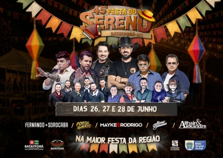 Bailão, sertanejo e sertanejo universitário: 45ª Festa do Sereno reúne elite dos gêneros