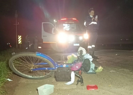 Homem morre atropelado na BR-463