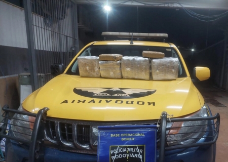 Mulher é presa com drogas em ônibus na MS-339