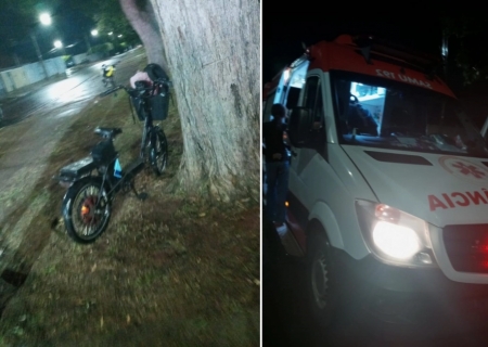 Adolescentes ficam feridas em colisão com bicicleta elétrica