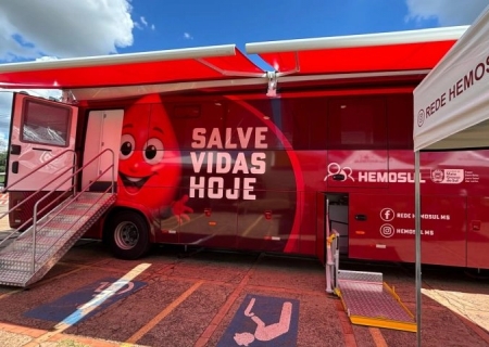 Hemosul Móvel chega a Nova Andradina nos dias 20 e 21 de maio