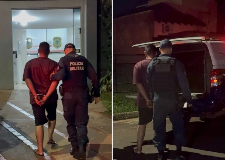 Homem é preso após bater Saveiro em retroescavadeira em Nova Andradina