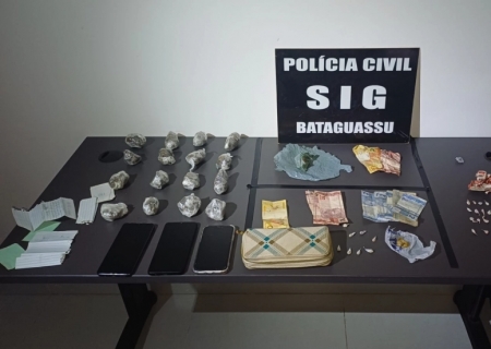Operação policial prende duas mulheres por tráfico de drogas em Bataguassu