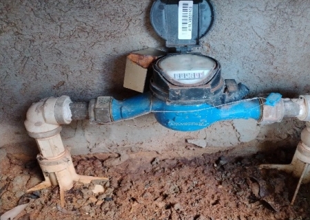 Sanesul identifica ímã em hidrômetro de imóvel em Nova Andradina