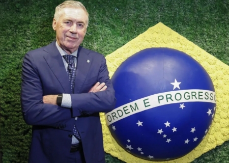 Carlo Ancelotti renova com a Seleção Brasileira até a Copa de 2030