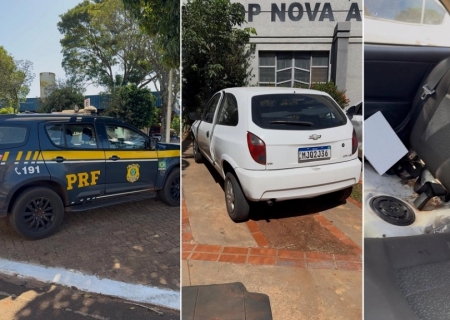PRF apreende quase 168 kg de maconha após motorista fugir de abordagem na BR-376