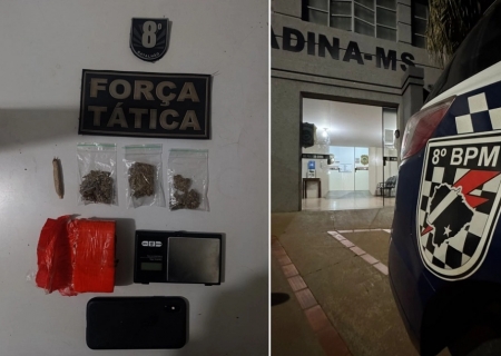 Força Tática prende homem por tráfico no Royal Park