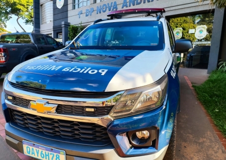 Homem é preso após fugir da Polícia Militar com armas e cães em Nova Andradina