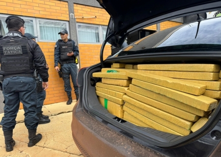 Carro “recheado” com maconha é apreendido em Batayporã