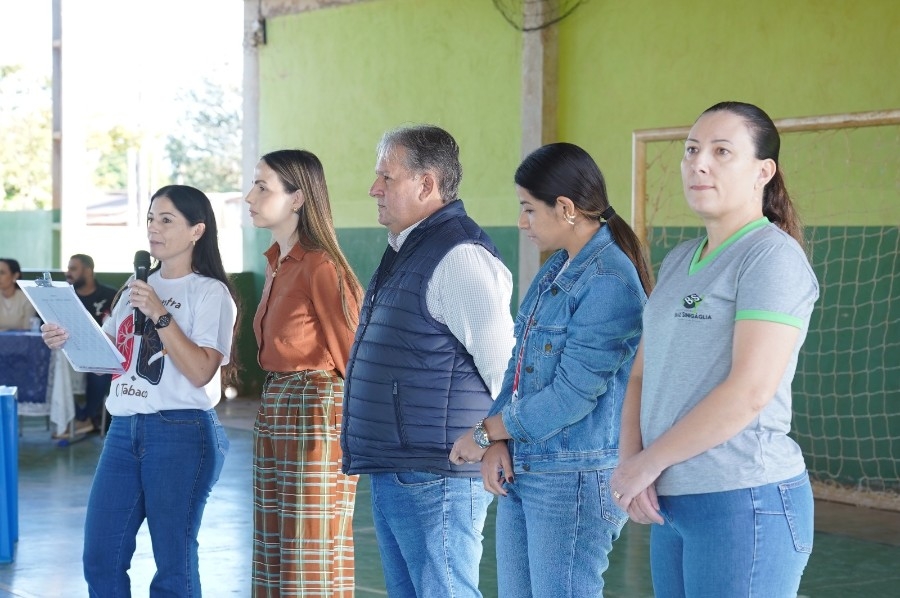Gincafumo: Saúde de Batayporã e Escola Braz conscientizam estudantes sobre malefícios do tabagismo